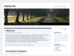 Twenty-Ten WordPress Theme