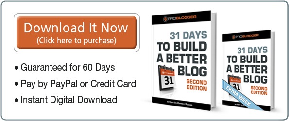31 Days to Build A Better Blog