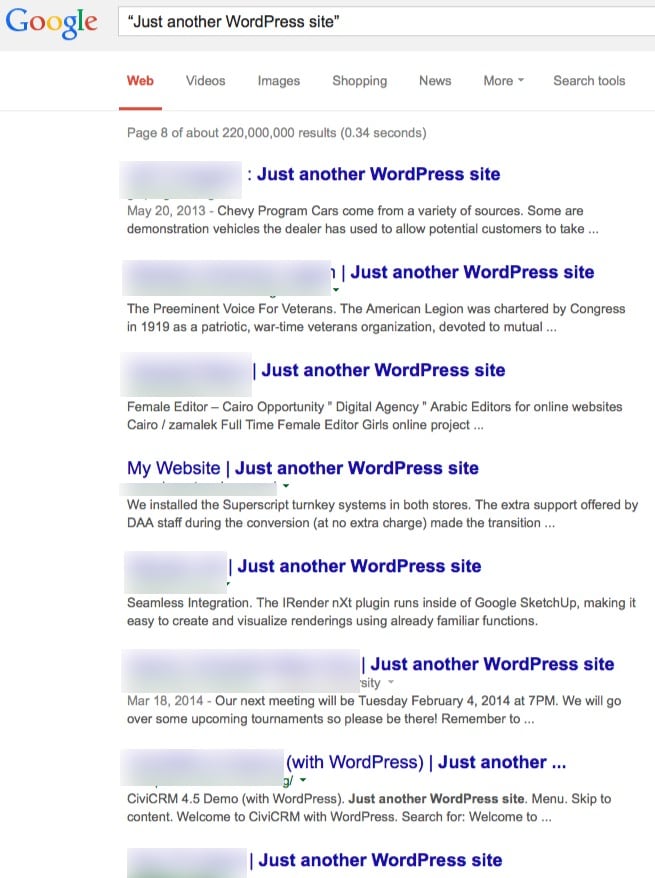 My WordPress  Just another WordPress site